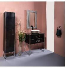 Boheme Monaco Шкаф-пенал напольный 35х30х170h см, цвет: black 868-BCR-R
