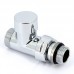 Вентиль обратный Carlo Poletti Compact НН 1/2" х М24 х 19 хромированный