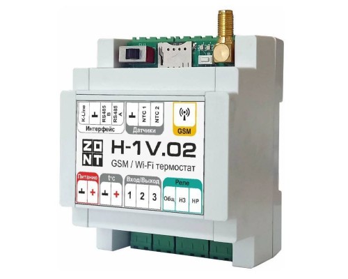 Контроллер TVP Electronics отопительный GSM/Wi-Fi ZONT H-1V.02