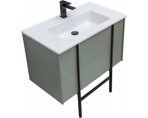 Allen Brau Reality Тумба под раковину 80 см, цвет: олива матовый 1.32005.CGM