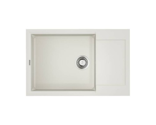 Omoikiri Sakaime 78-LB-WH Кухонная мойка Tetogranit 78x50 см, цвет: белый 4993903