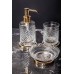 Boheme Murano Cristal Мыльница круглая настольная, цвет: хром 10204