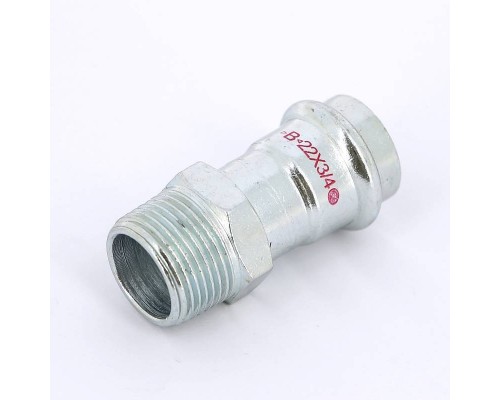 Муфта пресс-Н IBP 22 х 3/4" оцинк. сталь Муфта пресс-Н IBP 22 х 3/4" оцинк. сталь