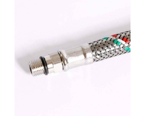 Гибкая подводка для смесителя UNI-FITT М10х1 - 1/2" 40 см оплетка из нержавеющей стали Гибкая подводка для смесителя UNI-FITT М10х1 - 1/2" 40 см оплетка из нержавеющей стали