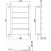 Стилье Версия-Б2 Полотенцесушитель водяной для ГВС 48x71,2h см, цвет: без покрытия 00612-6040