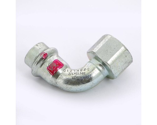 Угол пресс-В 15 оцинкованная сталь Prestabo VIEGA 15x1/2" Угол пресс-В 15 оцинкованная сталь Prestabo VIEGA 15x1/2"