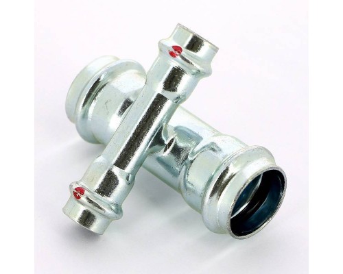 Крестовина пайка VIEGA 28х15 нелигир. сталь Prestabo SC-Contur с уплотнит. элементом