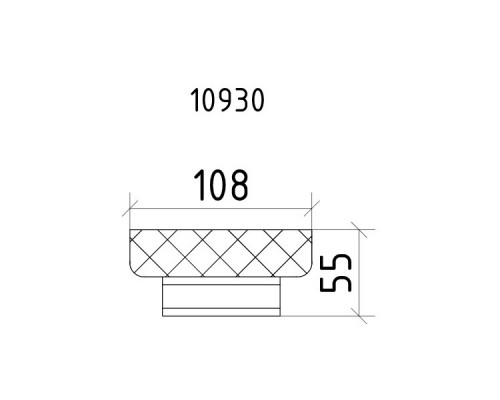 Boheme Royal Cristal Мыльница круглая настольная, цвет: хром 10930-CR