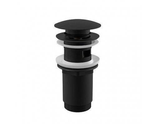 Клапан донный умыв 1 1/4" лат с перелив черн клик-клак Alca A392BLACK Клапан донный умыв 1 1/4" лат с перелив черн клик-клак Alca A392BLACK