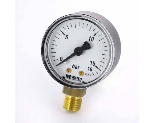 Манометр радиальный F+R200 WATTS Ind 1/4" 63 мм 16 бар Манометр радиальный F+R200 WATTS Ind 1/4" 63 мм 16 бар