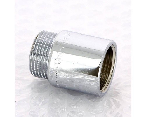 Удлинитель НВ хромированный UNI-FITT 3/4"x30мм Удлинитель НВ хромированный UNI-FITT 3/4"x30мм