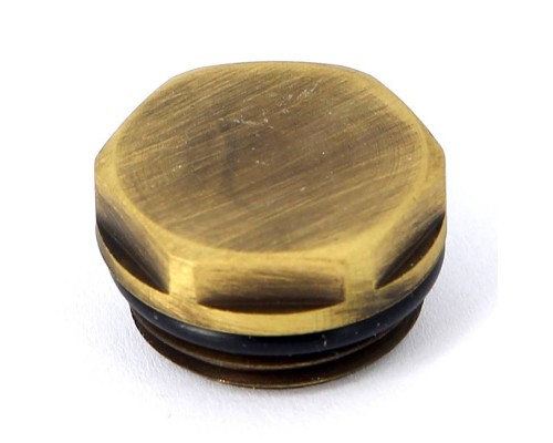 Заглушка Carlo Poletti 1/2" цвет бронзовый