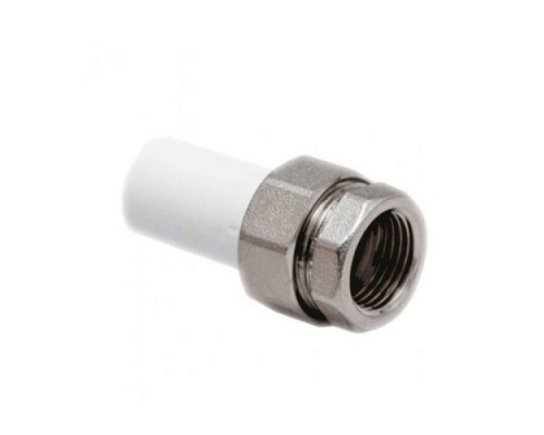 Муфта тр PP-R бел комб разъем Дн32х1" Ру25 ВР VALFEX 10157025