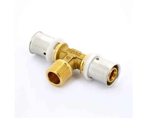Тройник пресс-Н UNI-FITT 20х1/2"х20 Тройник пресс-Н UNI-FITT 20х1/2"х20