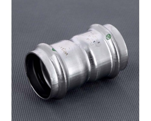 Муфта пресс нержавеющая сталь Sanpress Inox VIEGA 42 Муфта пресс нержавеющая сталь Sanpress Inox VIEGA 42
