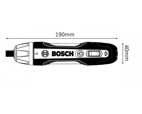 Аккумуляторная отвёртка BOSCH GO 2.0 PROFESSIONAL (06019H2100)