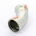 Угол пресс 45 град. нержавеющая сталь Sanpress Inox XL VIEGA 64