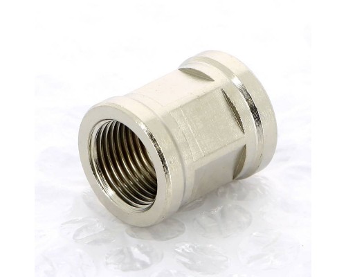 Муфта В никелированная UNI-FITT 3/8" Муфта В никелированная UNI-FITT 3/8"