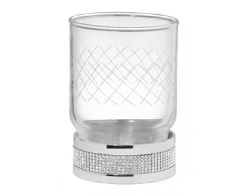 Boheme Royal Cristal Стакан для ванной настольный, цвет: хром 10931-CR