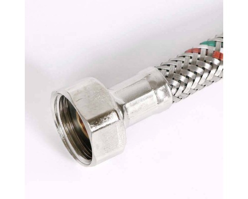 Гибкая подводка для воды UNI-FITT DN 8 ВВ 1/2" 100 см оплетка из нержавеющей стали Гибкая подводка для воды UNI-FITT DN 8 ВВ 1/2" 100 см оплетка из нержавеющей стали