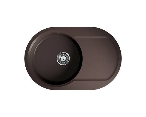 Omoikiri Manmaru 78-DC Кухонная мойка Artgranit 78x51 см, цвет: темный шоколад 4993361