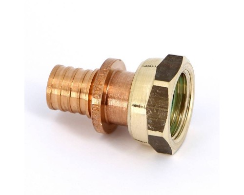 Муфта надвижная Rehau В 16х1/2" RX+ бронза с накидной гайкой Муфта надвижная Rehau В 16х1/2" RX+ бронза с накидной гайкой