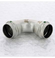 Угол пресс нержавеющая сталь Sanpress Inox VIEGA 28