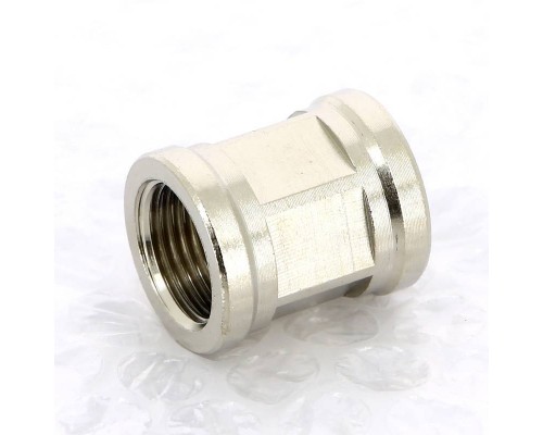 Муфта В никелированная UNI-FITT 3/8" Муфта В никелированная UNI-FITT 3/8"