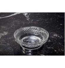 Boheme Murano Cristal Мыльница круглая настольная, цвет: хром 10204