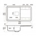 Omoikiri Tasogare 86-PA Кухонная мойка Artgranit 86x51 см, цвет: пастила 4993457