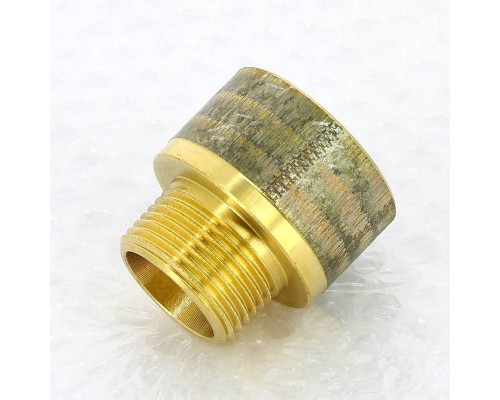 Переходник круглый НВ Viega 1" x 1"1/4 бронза