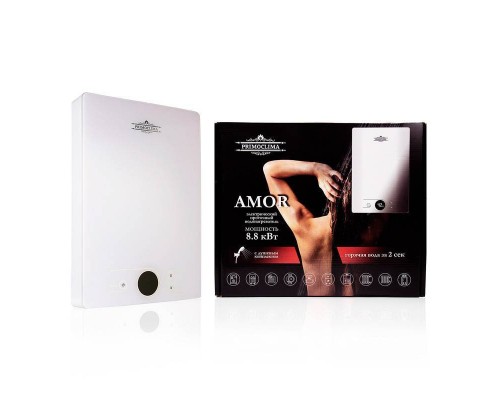 Водонагреватель электрический проточный PrimoClima PC AMOR 8.8 (W)