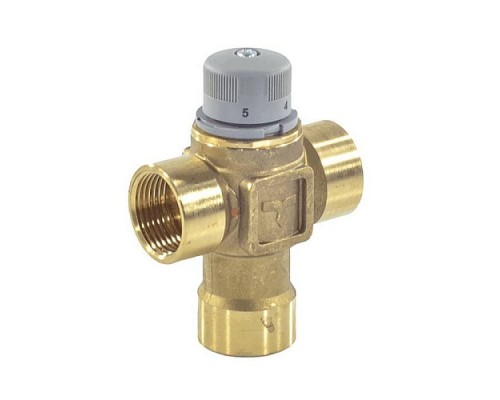 Клапан смес т/стат лат Ду15 Ру10 м/м Kvs1.5 30-60C Icma 90149AD05