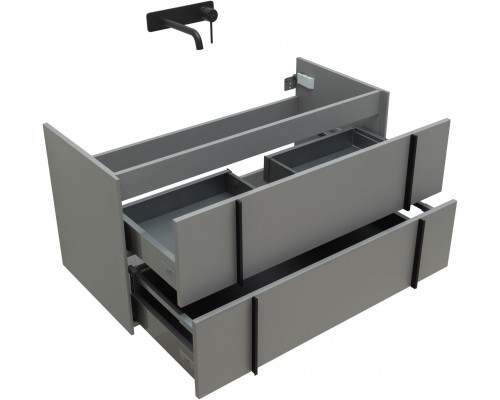 Allen Brau Reality Тумба под раковину 100x46,2x50h см, цвет: платина 1.32007.PGM Allen Brau Reality Тумба под раковину 100x46,2x50h см, цвет: платина 1.32007.PGM