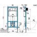 Allen Brau Priority Унитаз подесной с инсталляцией 36x54,5x36h см, цвет: белый 00316508