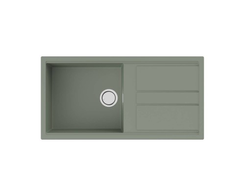 Omoikiri Kitagawa 100-WG Кухонная мойка Artceramic 100x51 см, цвет: wind green 4993251
