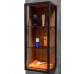 Armadi Art Loft Шкаф-пенал подвесной 26,5х30х75h см, цвет: темное дерево 895-D