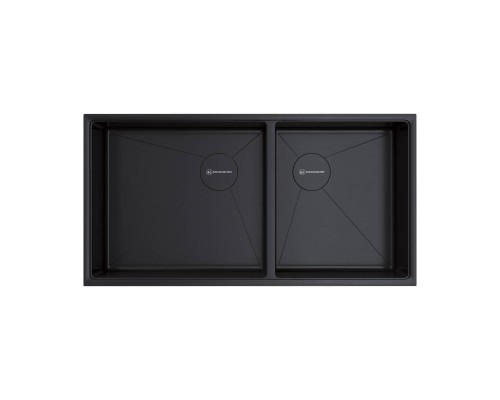 Omoikiri Taki 85-2-LB-U/IF Side-GB Кухонная мойка нерж. сталь 85x44 см, цвет: графит 4997039