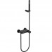 Boheme Stick Spirale Смеситель для ванны с ручным душем и держателем, цвет: black 123-BB.4