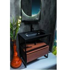Armadi Art Loft Консоль напольная 80х45х85h см, цвет: черный 893-080