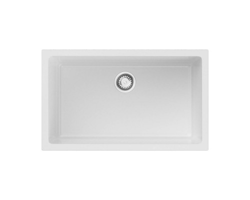 Omoikiri Okinoshima 76-U/I-WH Glossy Кухонная мойка Natceramic 76x46 см, цвет: белый 4997151