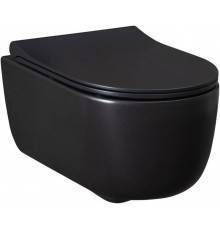 Allen Brau Priority Чаша для подвесного унитаза 36x49x33h см, цвет: черный 4.31002.31