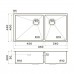 Omoikiri Taki 85-2-LB-U/IF Side-GB Кухонная мойка нерж. сталь 85x44 см, цвет: графит 4997039