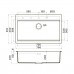Omoikiri Kitagawa 79-LB-GR Кухонная мойка Artceramic 79x51 см, цвет: leningrad grey 4993998