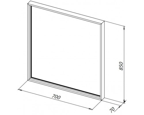 Allen Brau Liberty Зеркало подвесное прямоугольное с подсветкой 70x85 см, цвет: медь 1.330013.60 Allen Brau Liberty Зеркало подвесное прямоугольное с подсветкой 70x85 см, цвет: медь 1.330013.60