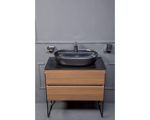 Armadi Art Vallessi Тумба подвесная 80х46х53h см, цвет: темное дерево 837-080-D Armadi Art Vallessi Тумба подвесная 80х46х53h см, цвет: темное дерево 837-080-D