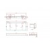 Armadi Art Flat Столешница 121х46х7h см, цвет: белый 869-120-CLCT