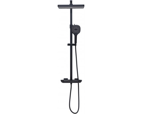 Allen Brau Infinity Душевая стойка 29,2x47 см, цвет: черный 5.21030-31