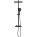 Allen Brau Infinity Душевая стойка 29,2x47 см, цвет: черный 5.21030-31