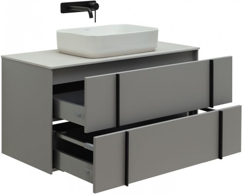 Allen Brau Reality Тумба под раковину 100x46,2x50h см, цвет: платина 1.32007.PGM Allen Brau Reality Тумба под раковину 100x46,2x50h см, цвет: платина 1.32007.PGM